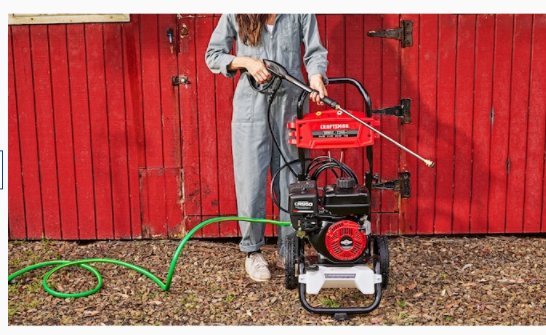 CRAFTSMAN 3000 PSI 2.4 GPM Cold Water Gas Pressure Washer with
