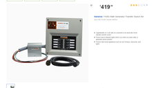 Load image into Gallery viewer, Generac 11000-Watt Generator Transfer Switch Kit