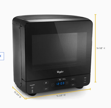 Load image into Gallery viewer, Whirlpool 0.5-cu ft 750-Watt Countertop Microwave (Black)