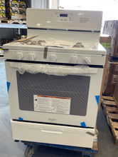 Load image into Gallery viewer, Whirlpool 30-in 4 Burners 5.1-cu ft Freestanding Gas Range - White (New / Open Box/ All equipment included inside)