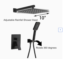 Load image into Gallery viewer, CASAINC Shower System Matte Black Shower Bar System Item #3636985Model #WFW98102H
