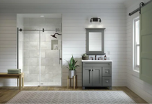 Load image into Gallery viewer, Diamond NOW Palencia 36-in Moonstone Gray Bathroom Vanity Cabinet
