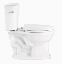 Load image into Gallery viewer, Jacuzzi Lyndsay White Elongated Chair Height 2-Piece WaterSense Toilet 10-in Rough-In Size (ADA Compliant
