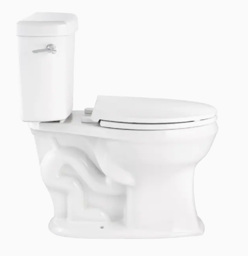 Jacuzzi Lyndsay White WaterSense Elongated Chair Height 2-Piece Toilet 10-in Rough-In Size Jacuzzi Lyndsay White WaterSense Elongated Chair Height 2-Piece Toilet 10-in Rough-In Size