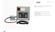 Load image into Gallery viewer, Generac 11000-Watt Generator Transfer Switch Kit
