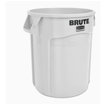 Load image into Gallery viewer, Rubbermaid Commercial Products 20-Gallon White Plastic Commercial Touchless Trash Can
